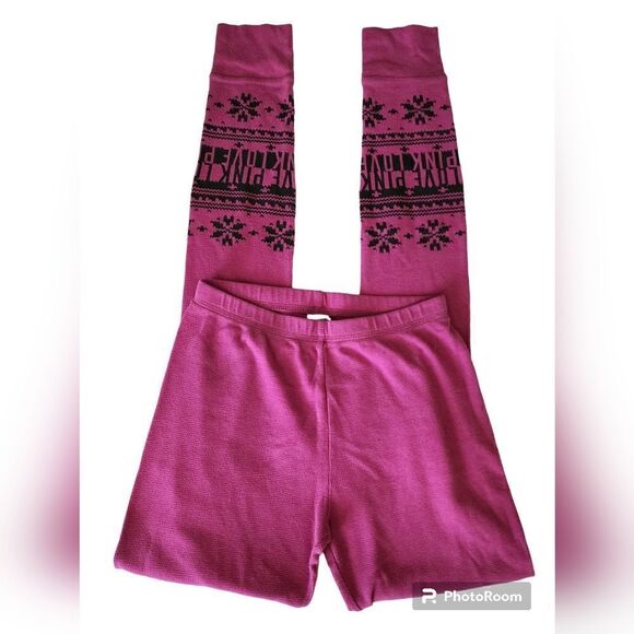 Victoria's Secret Pink thermal pajama pants - Picture 1 of 5